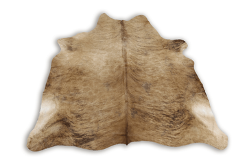 Brown Brindle (5.11 X 5.10 ft.) Exact As Photo BRAZILIAN Cowhide Rug | 100% Natural Cowhide Area Rug | Real Leather Cow Skin Rug | BZ149