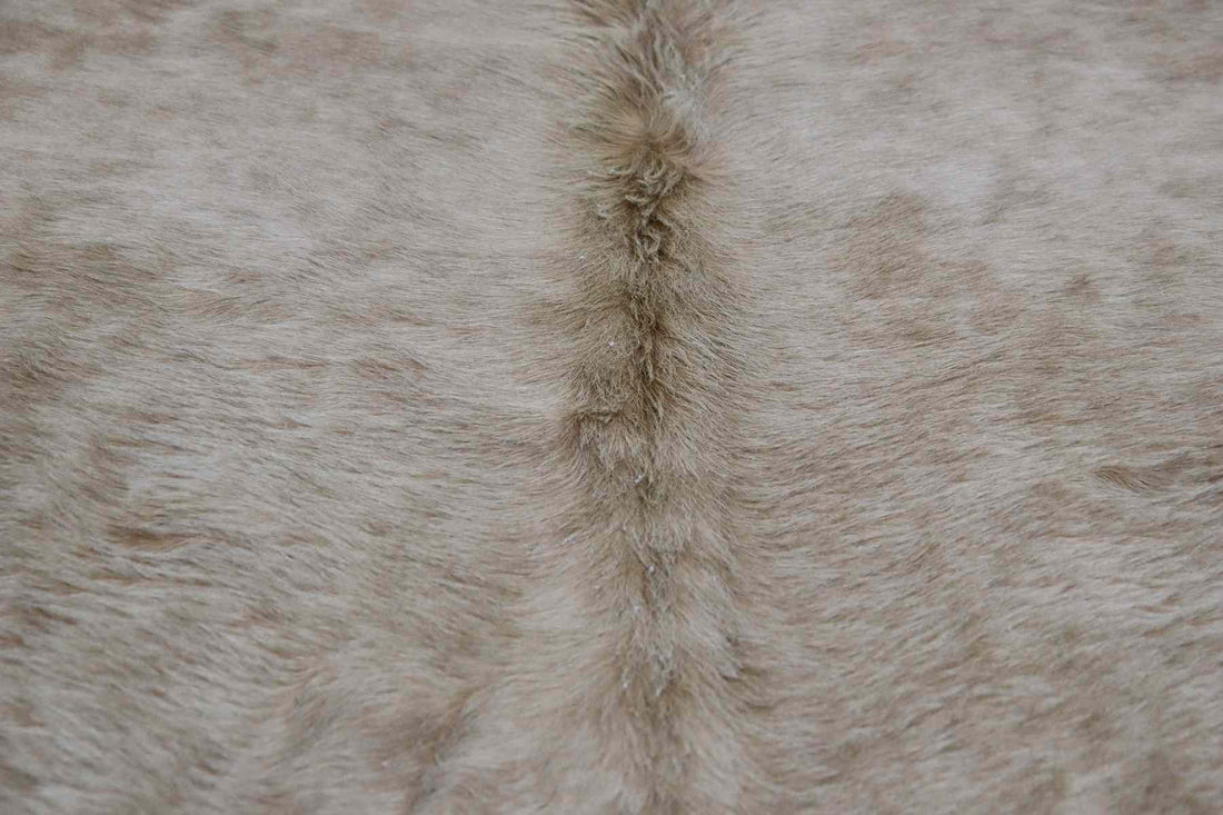 Brown Beige (7.1 X 6.4 ft.) Exact As Photo BRAZILIAN Cowhide Rug | 100% Natural Cowhide Area Rug | Real Leather Cow Skin Rug | BZ157