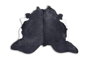 Black White (7.2 X 6 ft.) Exact As Photo BRAZILIAN Cowhide Rug | 100% Natural Cowhide Area Rug | Real Leather Cow Skin Rug | BZ169