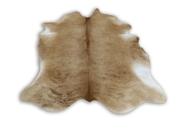 Brown Beige White (6.9 X 6.2 ft.) Exact As Photo BRAZILIAN Cowhide Rug | 100% Natural Cowhide Area Rug | Real Leather Cow Skin Rug | BZ231