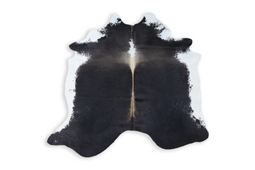 Tricolor (6.11 X 5.5 ft.) Exact As Photo BRAZILIAN Cowhide Rug | 100% Natural Cowhide Area Rug | Real Leather Cow Skin Rug | BZ343