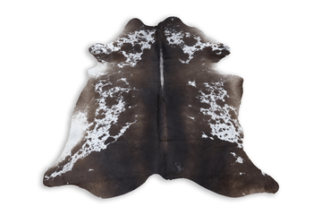 Tricolor (6.7 X 5.11 ft.) Exact As Photo BRAZILIAN Cowhide Rug | 100% Natural Cowhide Area Rug | Real Leather Cow Skin Rug | BZ353