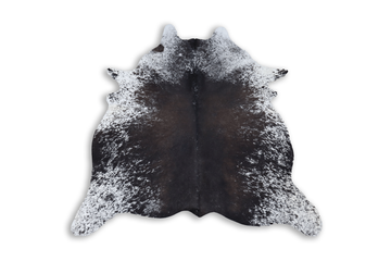 Tricolor (6.9 X 5.4 ft.) Exact As Photo BRAZILIAN Cowhide Rug | 100% Natural Cowhide Area Rug | Real Leather Cow Skin Rug | BZ376