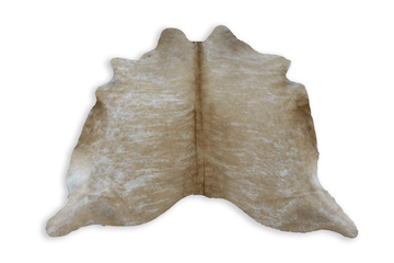 Light Brown White (6.2 X 6 ft.) Exact As Photo BRAZILIAN Cowhide Rug | 100% Natural Cowhide Area Rug | Real Leather Cow Skin Rug | BZ399