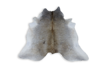 Brownish Grey (6.7 X 5.11 ft.) Exact As Photo BRAZILIAN Cowhide Rug | 100% Natural Cowhide Area Rug | Real Leather Cow Skin Rug | BZ400