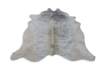 Grey White (7 X 7 ft.) Exact As Photo BRAZILIAN Cowhide Rug | 100% Natural Cowhide Area Rug | Real Leather Cow Skin Rug | BZ450