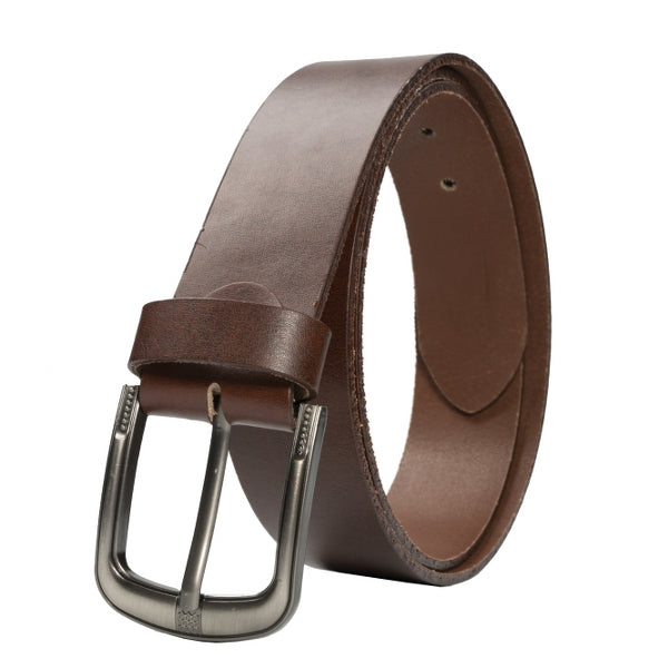 Elevate Your Look with our Dark Brown Real Leather Belt