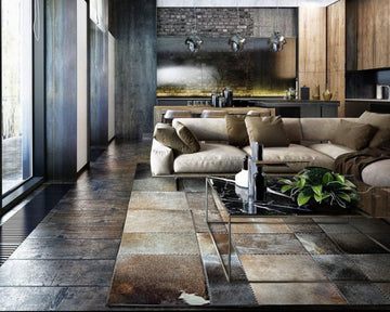 100% Cowhide Patchwork Carpet for Living Room/Lounge/Bedroom | Cowhide Area Rug | Hallway Runner | 517