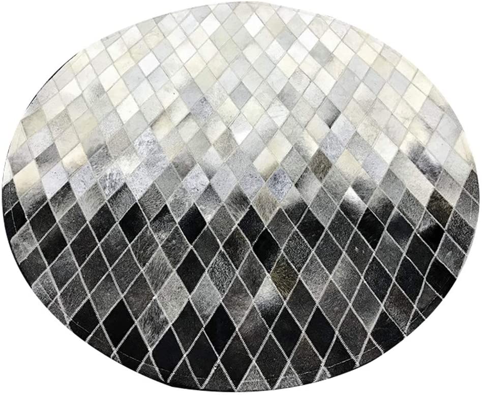 Multicolor Cowhide Hair On Patchwork Carpet | Hair on Leather AREA RUG | PR159