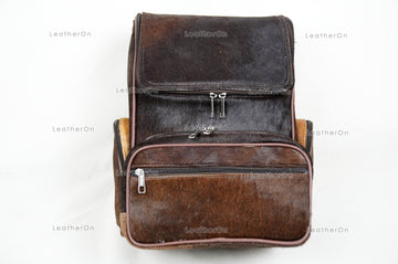 Natural Cowhide Backpack Bag | 100% Real Hair On Cowhide Leather Backpack Bag | Cowhide Shoulder Bag | Hair on Leather Backpack | BP27