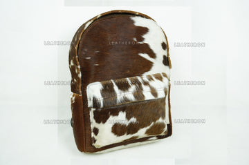 Backpack!! Natural Cowhide Backpack | 100% Hair On Cowhide Leather Backpack Bag | Real Cow skin Backpack Bag