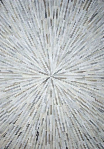 Hand-Knotted Natural Leather RUG | Vintage Patchwork Area Rug | Real Cowhide Hallway Runner | Carpet for Home | PR189