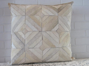 Cowhide Patchwork Pillows Covers 100% Natural Hair on Cowhide Leather Pillow Cases Real Cowhide Cushion Covers