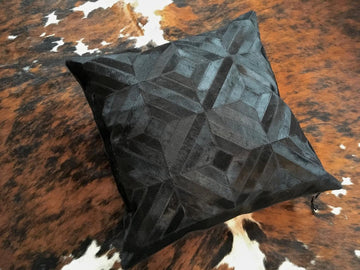 Cowhide Patchwork Pillows Covers 100% Natural Hair on Cowhide Leather Pillow Cases Real Cowhide Cushion Covers