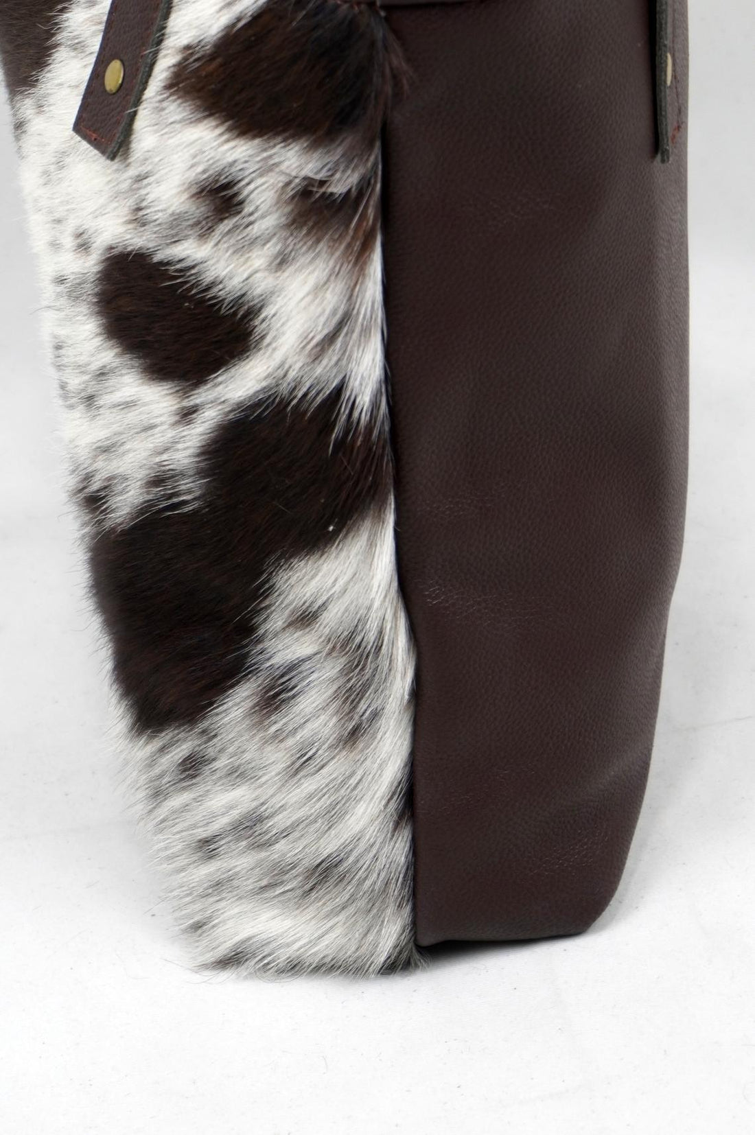 Natural Cowhide Tote Bags | Hair On Leather Cow Hide Handbags | Real Cow Skin Shoulder Bags | TB114