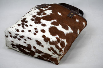 Double Sided Natural Cowhide Tote Bags | Double Sided Hair On Leather Cow Hide Handbags | Shoulder Bags (DTB118)