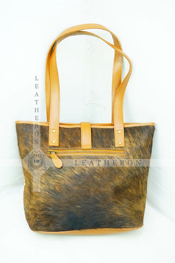 Natural Hair On Cowhide Handbag | Genuine Hair On Leather Shoulder Bag | Real Cow Skin Ladies Bag