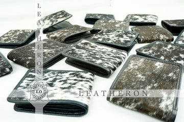 Trifold Cowhide Wallets!! 100% Natural Hair on Cowhide Leather Trifold Wallets | Real Hair on Cow Skin Leather Trifold Purses and Wallets