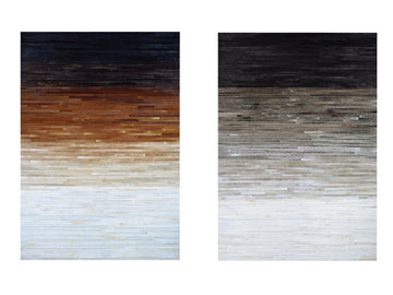 HANDMADE 100% Natural COWHIDE RUG | Patchwork Cowhide Area Rug | Real Cowhide Hallway Runner | Hair on Leather Cowhide Carpet | PR37