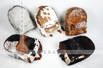 REAL Cowhide Backpack | 100% Natural Cow Skin Back Pack | GENUINE Hair On Cowhide Shoulder Bag
