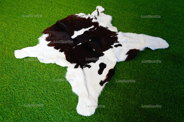 Calf Skin ( 3 X 2.5 ft. approx. ) !! 100% Natural Calf Skin Hair on Leather Area Rug | Hair on Calf Skin Leather Area Rug | CS21
