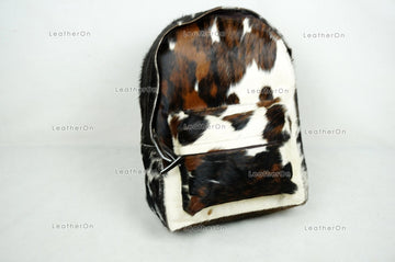Backpack!! Natural Cowhide Backpack | 100% Real Hair On Cowhide Leather Backpack | Cowhide Shoulder Bag | Hair on Leather Backpack | BP63