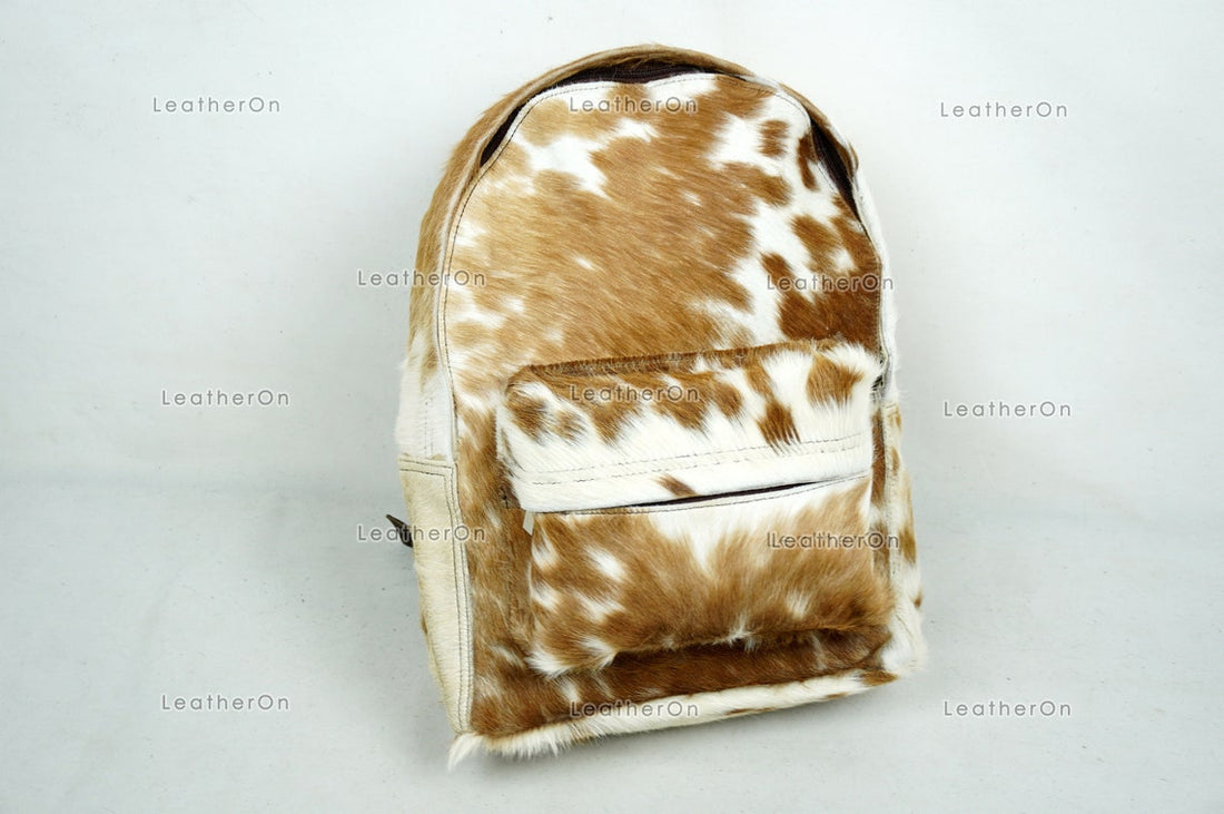 Backpack!! Natural Cowhide Backpack | 100% Real Hair On Cowhide Leather Backpack | Cowhide Shoulder Bag | Hair on Leather Backpack | BP65