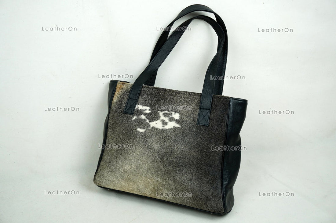 Cowhide Shoulder Bag | 100% Natural Hair on Cowhide Leather Handbag | Real Cow Skin Ladies Shoulder Bag | HB84