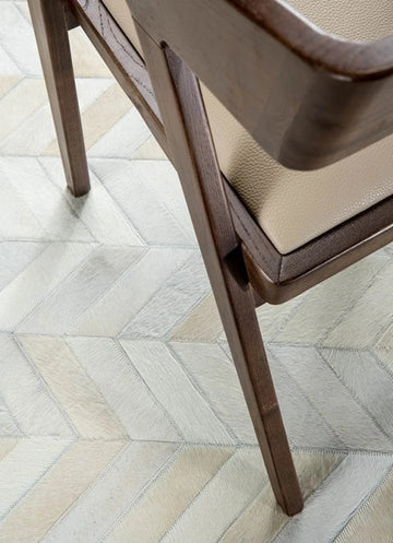 HANDMADE 100% Natural COWHIDE RUG | Patchwork Cowhide Area Rug | Real Cowhide Hallway Runner | Hair on Leather Cowhide Carpet | PR46