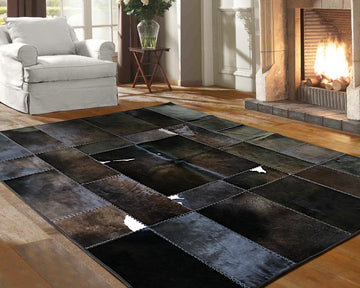 HANDMADE 100% Natural COWHIDE AREA RUG | Custom Size 10x15ft | PR57