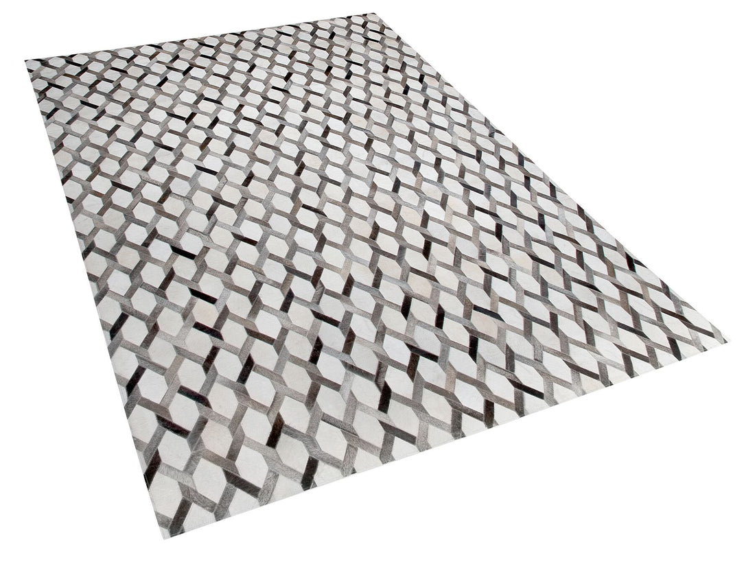 HANDMADE 100% Natural COWHIDE RUG | Patchwork Cowhide Area Rug | Real Cowhide Hallway Runner | Hair on Leather Cowhide Carpet | PR14