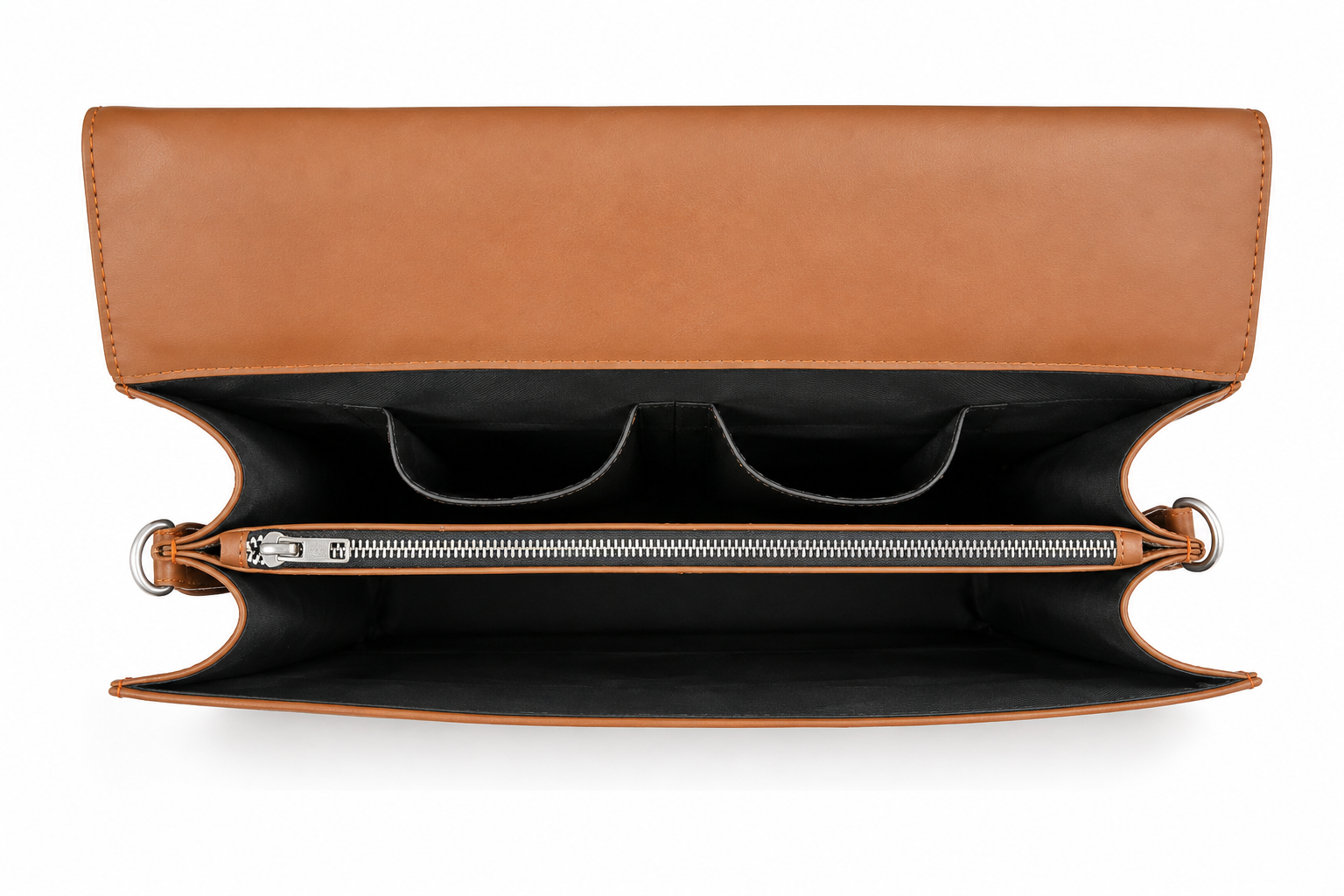 Handmade Full Grain Leather Briefcase – Unisex Real Cow Leather Laptop Office Bag with Detachable Shoulder Strap