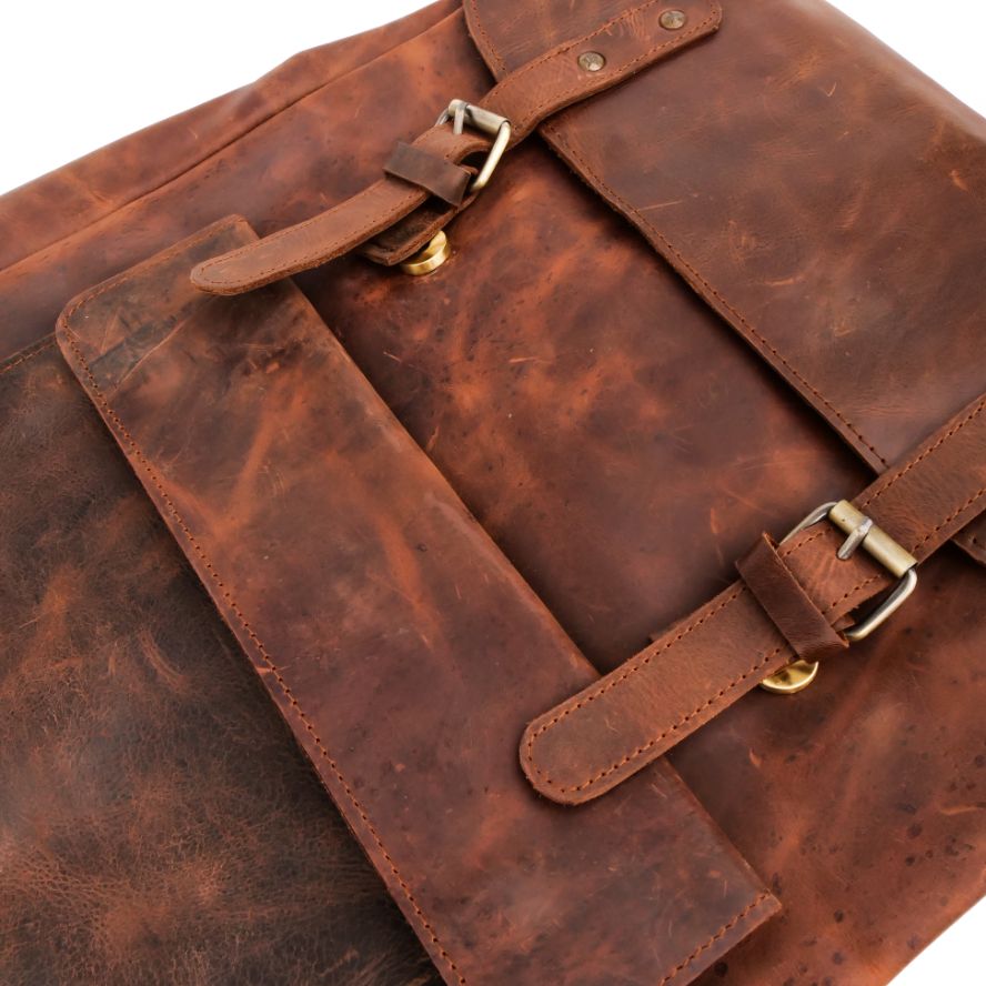 Artisan Crafted Adventure: Handmade Leather Backpack for Style on the Go