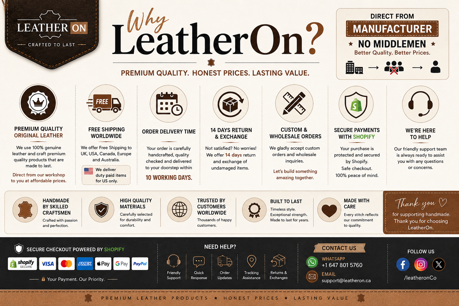 Women's Cow Leather Hand & Shoulder Bag –  Office Tote Work Bag