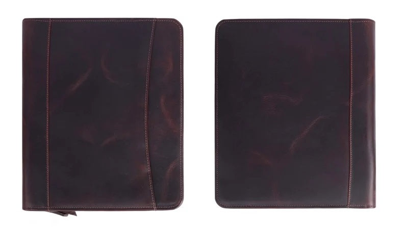 GENUINE Leather File Bag | Leather Office File Cover | Documents Bag / Portfolio Cover