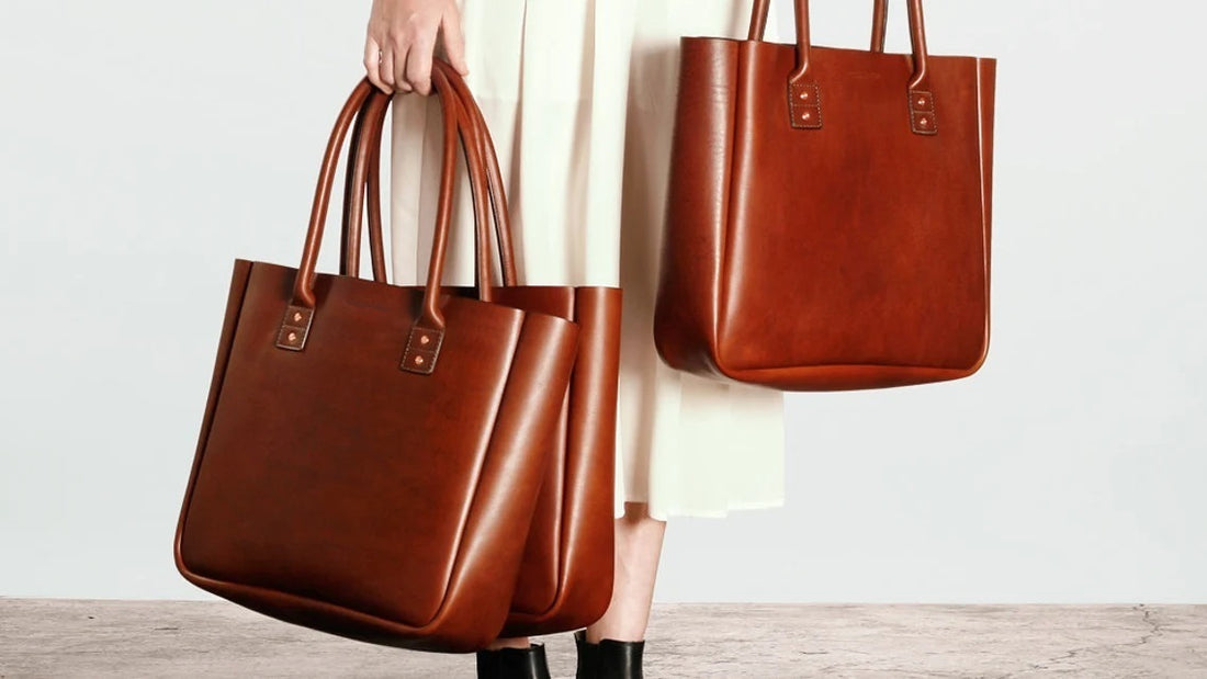 Fashionable Leather Tote Bag for Women – Handbag, Purse, Work Bag, Gift for Her