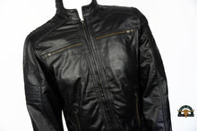 Load image into Gallery viewer, Handmade Leather Jacket  | 100% Genuine Cow Leather Jacket | Real Biker Leather Jacket
