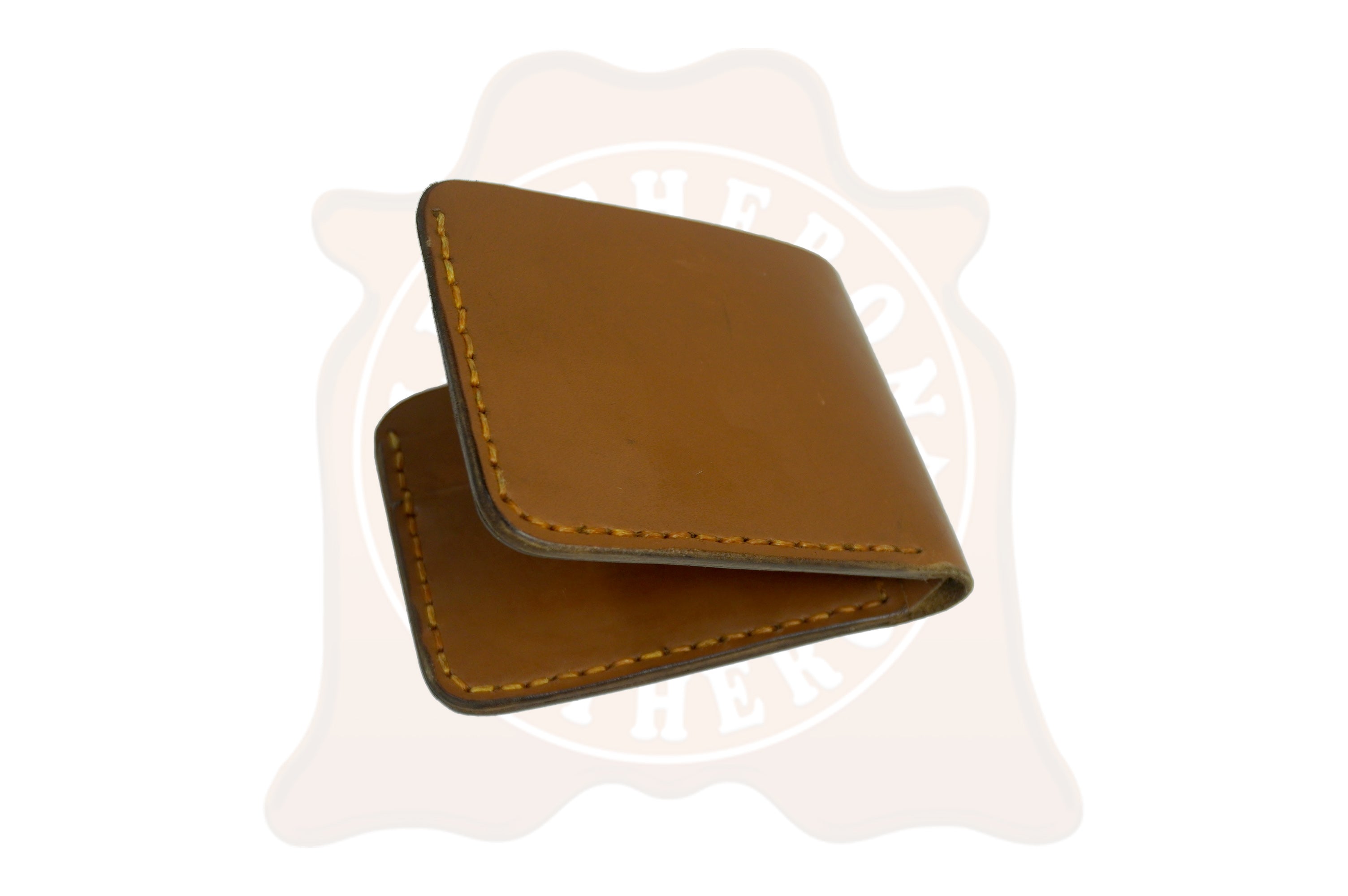 Handcrafted Real Leather Bifold Wallet - Simple, Elegant, and Functional