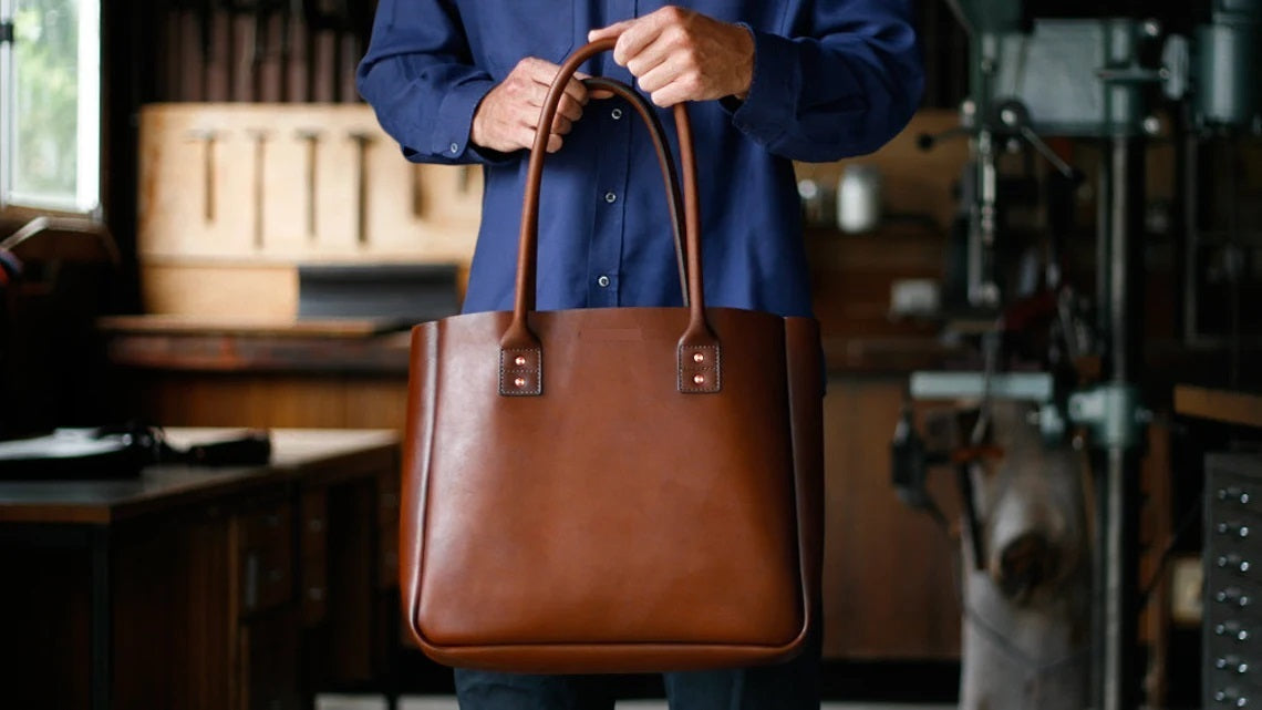 Fashionable Leather Tote Bag for Women – Handbag, Purse, Work Bag, Gift for Her