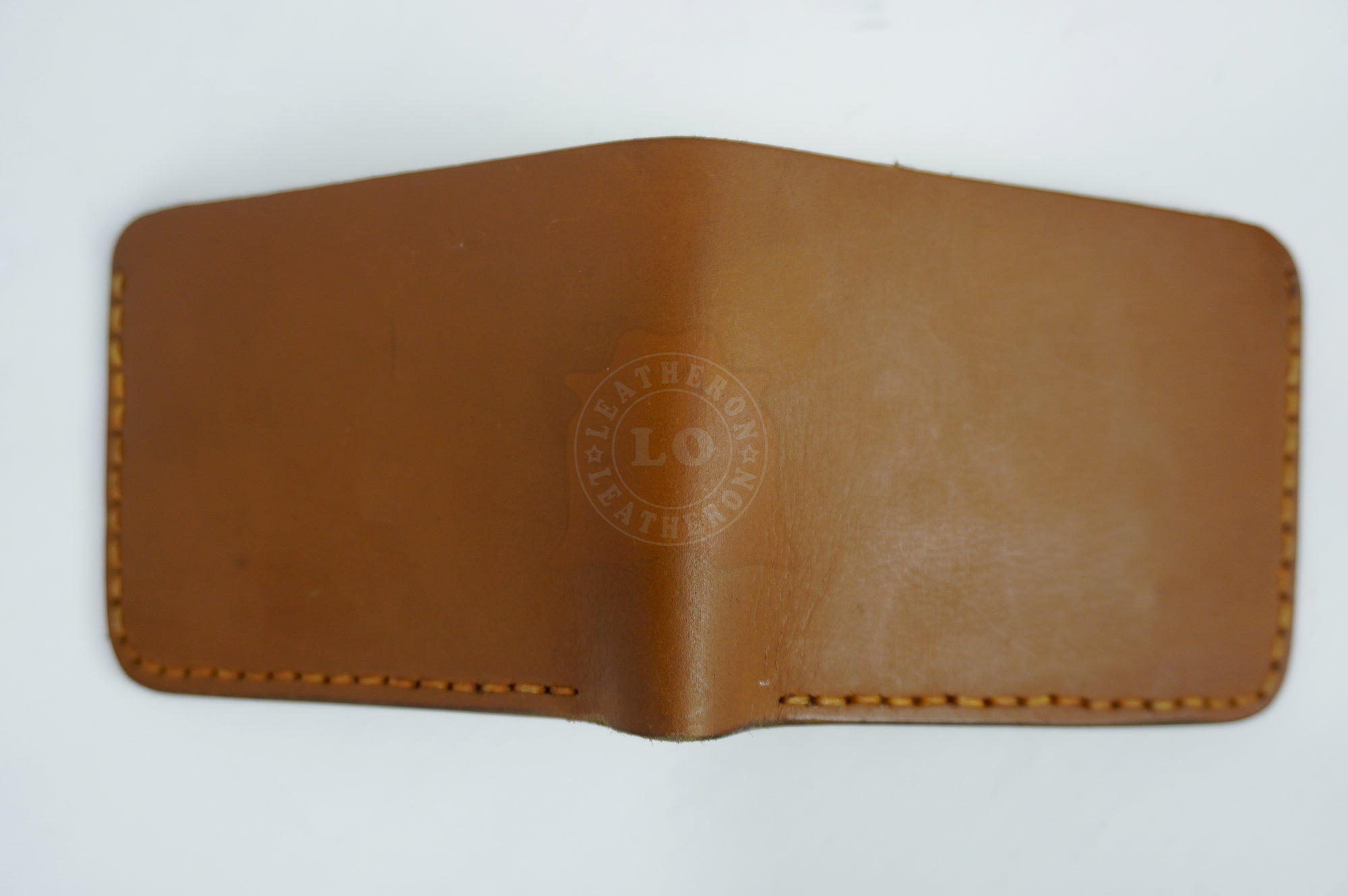 Handcrafted Real Leather Bifold Wallet - Simple, Elegant, and Functional