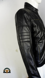 Handmade Leather Jacket  | 100% Genuine Cow Leather Jacket | Real Biker Leather Jacket