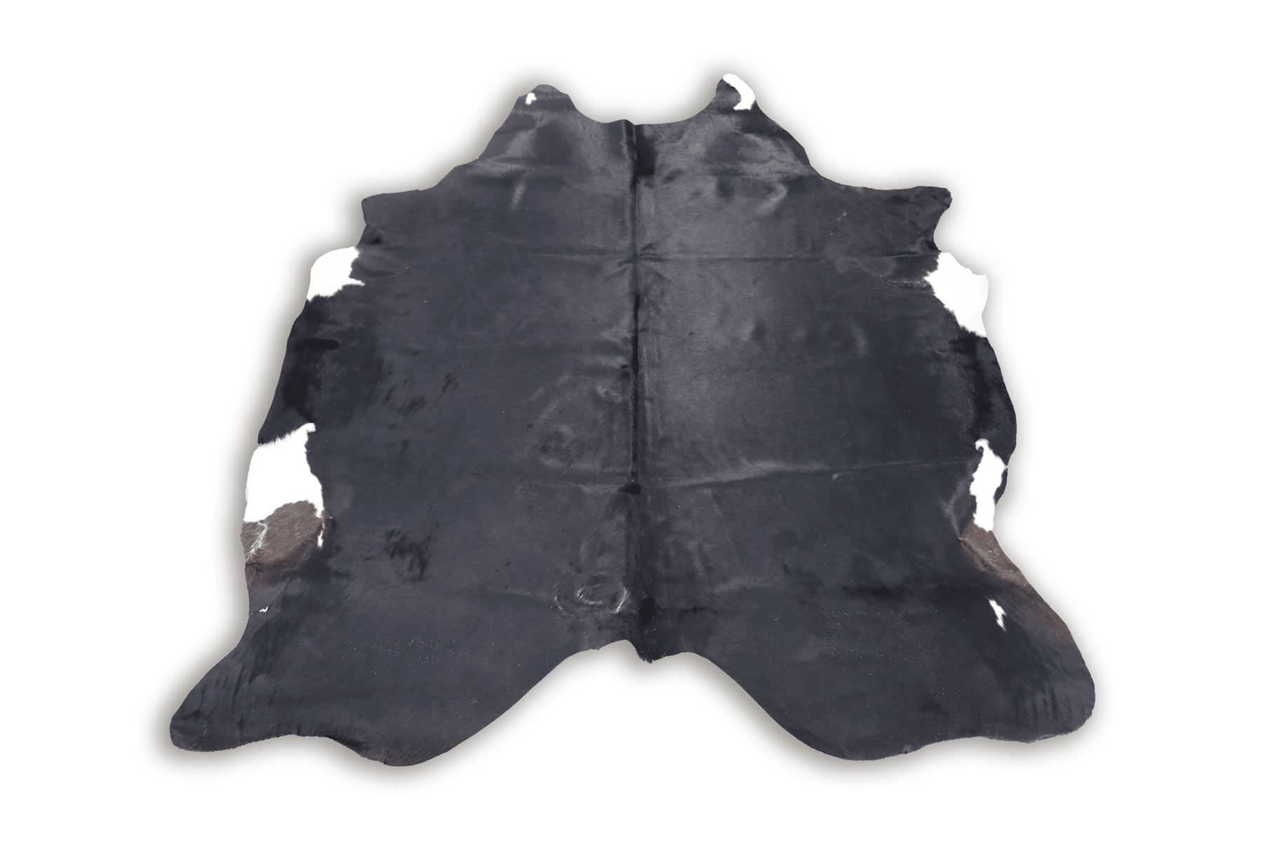 Black White Cowhide (6.11 X 5.7 ft.) Exact As Photo BRAZILIAN Cowhide Rug | 100% Natural Cowhide Area Rug | Real Leather Cow Skin Rug | BZ122