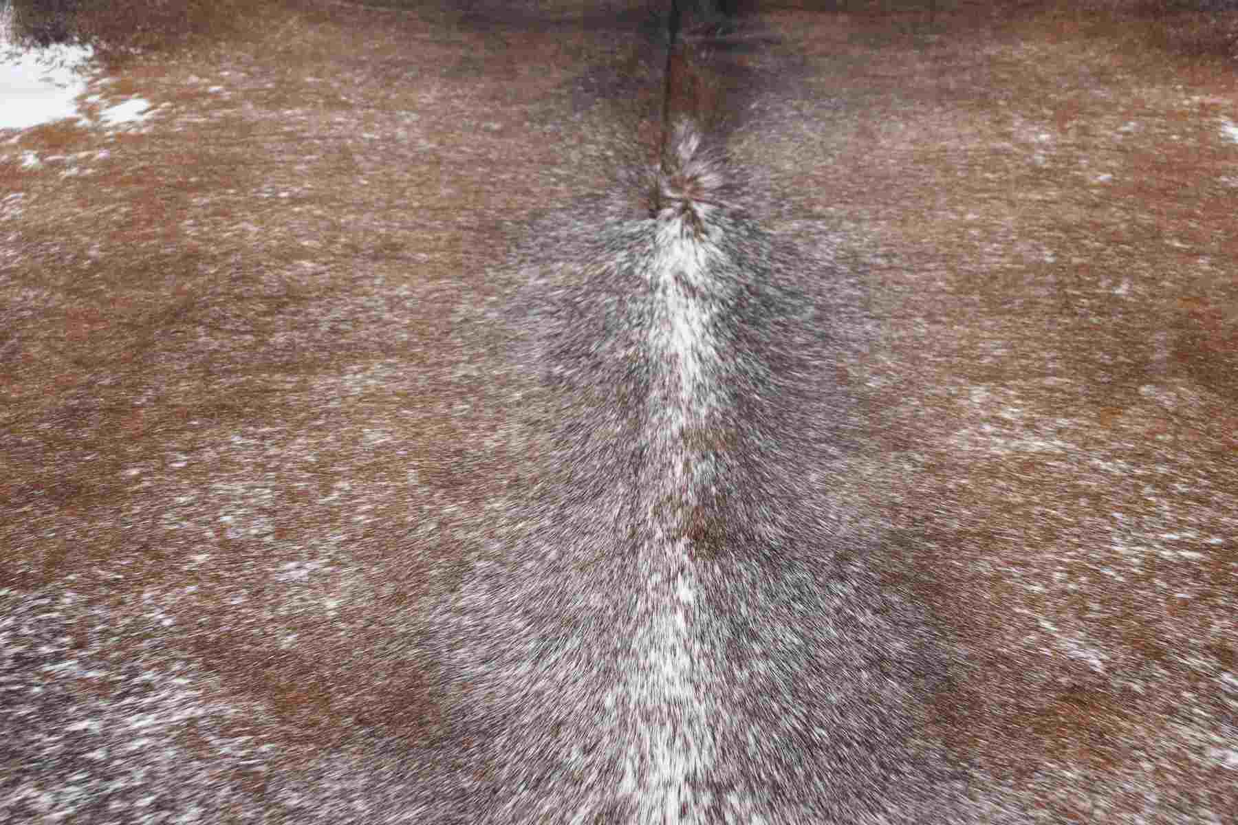 Tricolor (7.1 X 6.1 ft.) Exact As Photo BRAZILIAN Cowhide Rug | 100% Natural Cowhide Area Rug | Real Leather Cow Skin Rug | BZ129