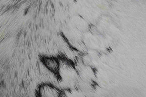 White Black (6.9 X 5.11 ft.) Exact As Photo BRAZILIAN Cowhide Rug | 100% Natural Cowhide Area Rug | Real Leather Cow Skin Rug | BZ165
