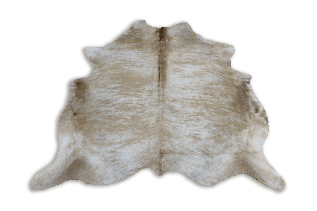 Light Brown White Brindle (6.7 X 5.9 ft.) Exact As Photo BRAZILIAN Cowhide Rug | 100% Natural Cowhide Area Rug | Real Leather Cow Skin Rug | BZ176