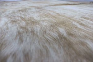 Light Brown White Brindle (6.7 X 5.9 ft.) Exact As Photo BRAZILIAN Cowhide Rug | 100% Natural Cowhide Area Rug | Real Leather Cow Skin Rug | BZ176