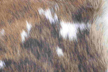 Load image into Gallery viewer, Brown White Brindle (6.3 X 6.2 ft.) Exact As Photo BRAZILIAN Cowhide Rug | 100% Natural Cowhide Area Rug | Real Leather Cow Skin Rug | BZ192
