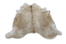 Load image into Gallery viewer, Beige Brown (6.10 X 6.9 ft.) Exact As Photo BRAZILIAN Cowhide Rug | 100% Natural Cowhide Area Rug | Real Leather Cow Skin Rug | BZ196
