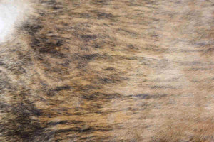 Brown Brindle (7.11 X 7.8 ft.) Exact As Photo BRAZILIAN Cowhide Rug | 100% Natural Cowhide Area Rug | Real Leather Cow Skin Rug | BZ209