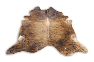 Brown Brindle (8.8 X 7.6 ft.) Exact As Photo BRAZILIAN Cowhide Rug | 100% Natural Cowhide Area Rug | Real Leather Cow Skin Rug | BZ211